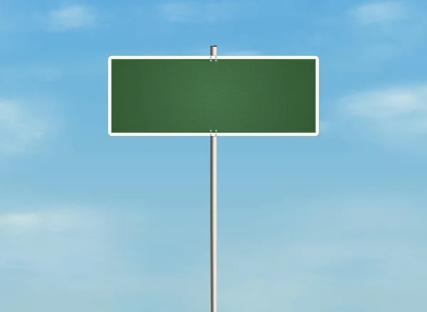 Empty road sign — Stock Photo, Image