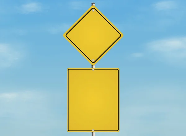 Empty road sign — Stock Photo, Image