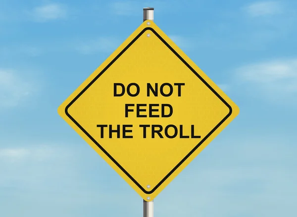 Internet troll — Stock Photo, Image