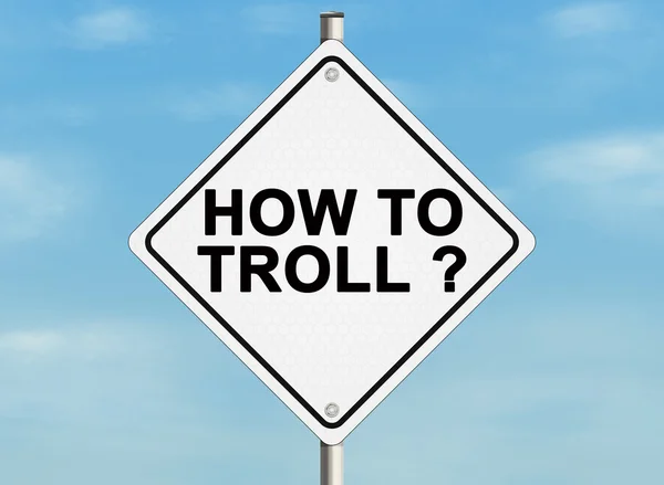 Troll internet — Foto Stock