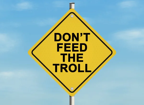 Internett-troll – stockfoto