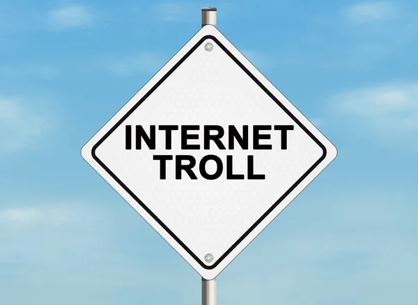 Internet-Troll — Stockfoto