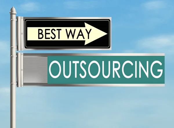 Outsourcing. — Stock Photo, Image