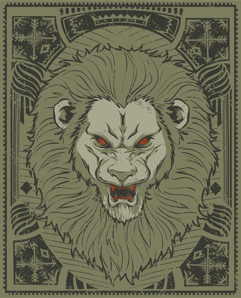 Rei Leão — Vetor de Stock