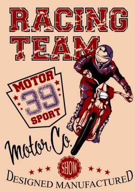 Motor race clipart