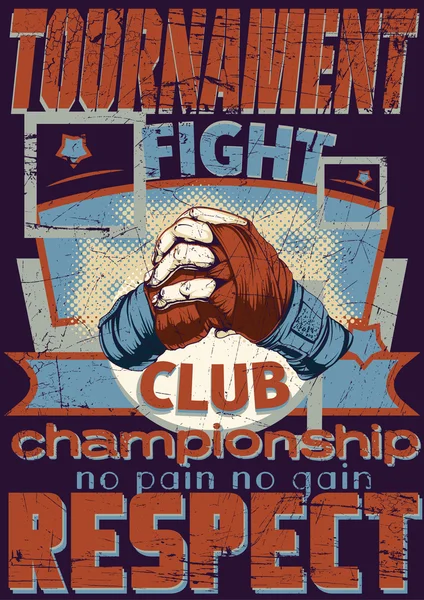 Club de combat — Image vectorielle