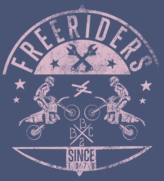 Freeriders — Image vectorielle