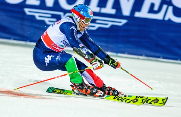 Stefano hrubého (Ita) na Fis Ski World Cup — Stock fotografie