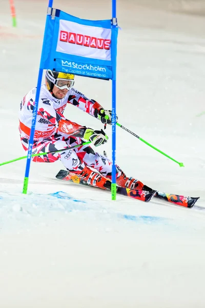 마르셀 Fis 스키 월드컵 Hirscher (호주) — 스톡 사진