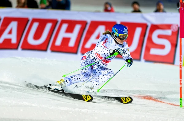 Veronika Velez Zuzulova (SVK) en FIS SKI WORLD CUP —  Fotos de Stock
