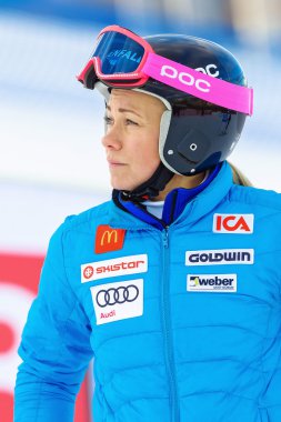 Frida Hansdotter FIS Dünya Kayak Kupası önce ders inceleme