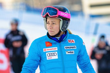 Frida Hansdotter FIS Dünya Kayak Kupası önce ders inceleme