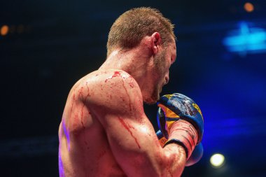 IBO başlık boks maçı Ryno Lieb arasındaki Erik Skoglund (Swe)