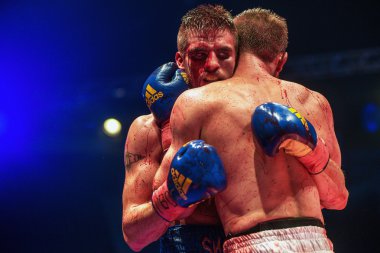 IBO başlık boks maçı Ryno Lieb arasındaki Erik Skoglund (Swe)