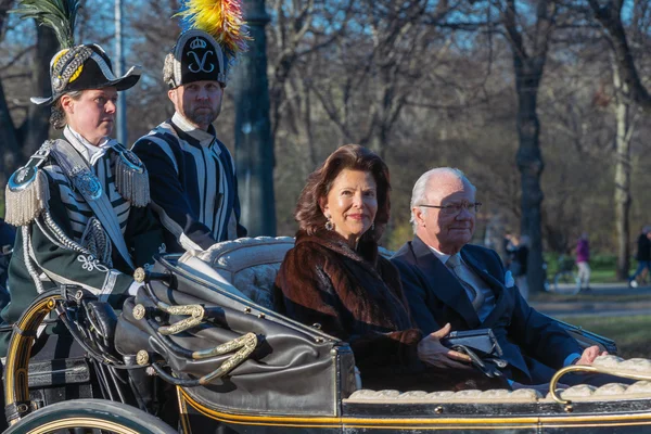 Viering van Carl Xvi Gustaf van Zweden op zijn 70ths verjaardag — Stockfoto