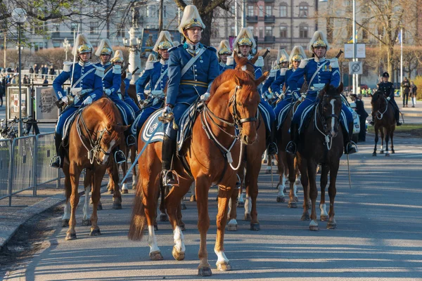 Celebration of Carl XVI Gustaf of Sweden on his 70ths birthday — Stock Photo, Image