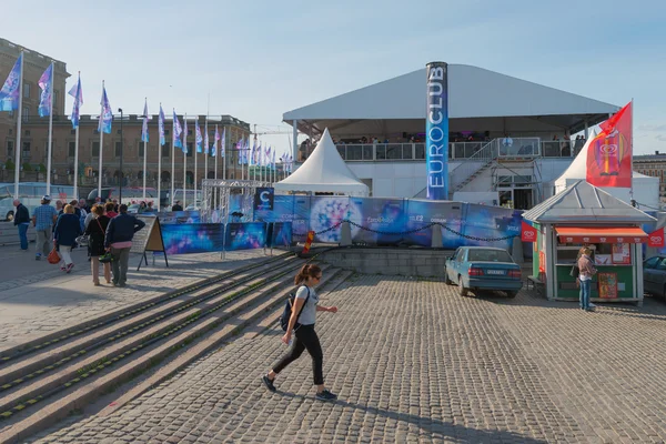 Esc sırasında Stockholm Kraliyet şatosunda Eurovision kulübü 