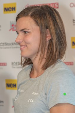 Salon Atletizm Diamond League Stockholm Susann ile basın toplantısı