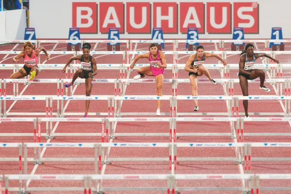 Susanna Kallur regresa después de lesionarse en la IAAF Diamond League i — Foto de Stock