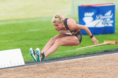 Brooke Stratton Salon Atletizm Diamond League s uzun atlama içinde