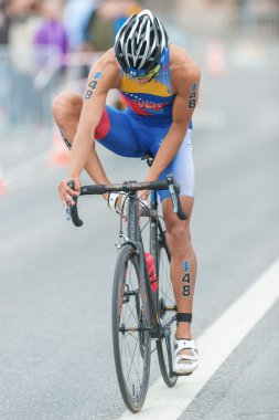 Miguel Velasquez (Ven) bisiklet ve Mens I ayakkabısabitleme