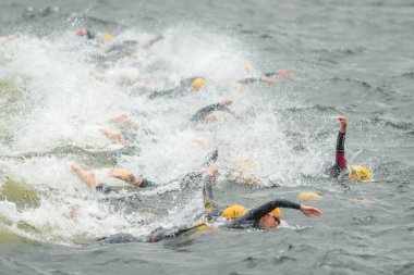 Stockholm wi Kadınlar Itu Triatlon olay başladıktan sonra