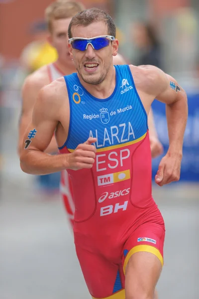 Fernando alarza (esp) der Gesamtführende bei den Herren — Stockfoto