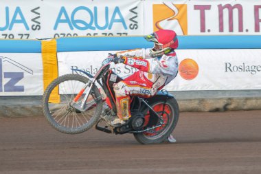 Rospiggarna ve Lejonen Hz Bygg Arena arasında yarış otomobil yarışçısı