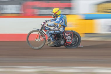 Rospiggarna ve Lejonen arasında Speedway yarış çekimde bulanıklık