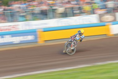 Rospiggarna ve Lejonen arasında Speedway yarış çekimde bulanıklık