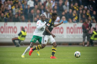 AIK ve Hammarby Allsvenskan, arkadaşlar arasında futbol derby 