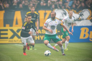 AIK ve Hammarby Allsvenskan, arkadaşlar arasında futbol derby 