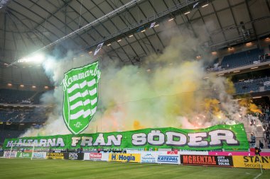 AIK ve Hammarby Allsvenskan, arkadaşlar arasında futbol derby 