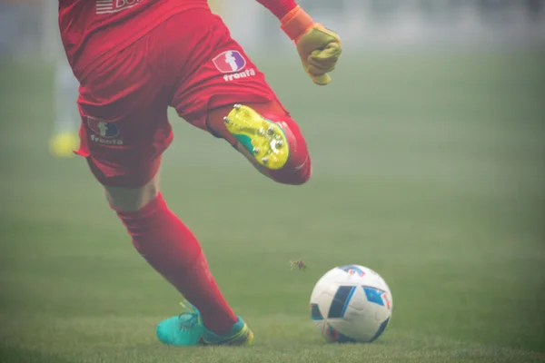 Derby de futebol entre AIK e Hammarby em Allsvenskan em Friends — Fotografia de Stock