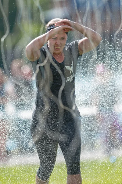 Finish 10.000 Volts by Reebok at the Tough Viking event at Garde — Stok fotoğraf