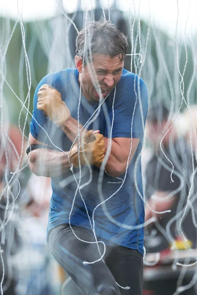 Finish 10.000 Volts by Reebok at the Tough Viking event at Garde — Stok fotoğraf