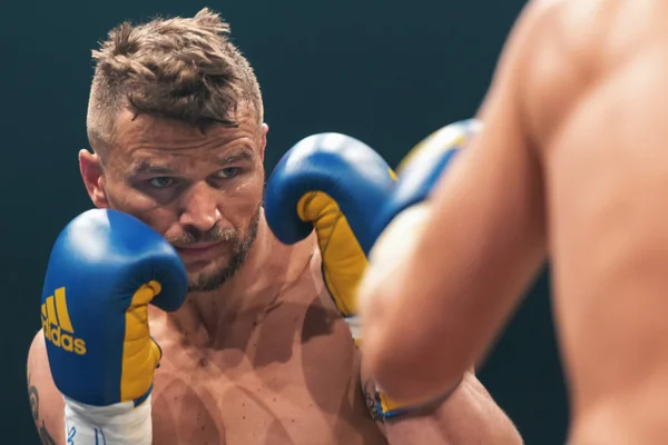 Jogo entre Naim Terbunja (SWE) vs Baptiste Casten=( FRA) i — Fotografia de Stock