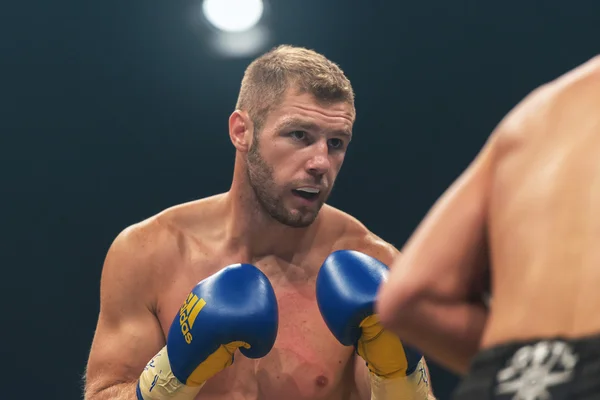 Jogo entre Naim Terbunja (SWE) vs Baptiste Casten=( FRA) i — Fotografia de Stock