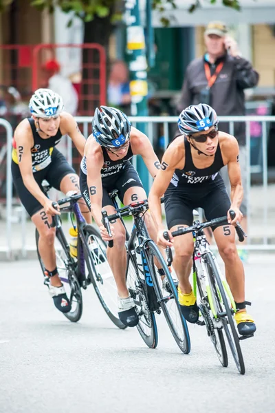 Andrea hewitt aus neuseeland erster aus einer kurve der gruppe c — Stockfoto