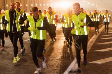 Grup adam olarak Stokholm tünel Run
