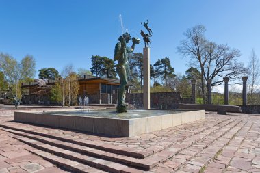 Millesgarden heykeltraş Carl Milles adlı ünlü heykeller