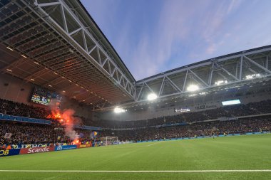 DIF ve AIK arasında futbol oyun Arena'da Tele2
