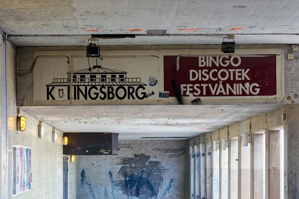 查看在经典标志 Kolingsborg — 图库照片