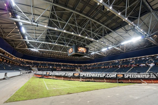 The stadium before the practice of the TEGERA Stockholm FIM Spee — Stock Photo, Image