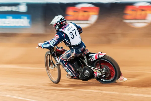 Chris Harris from Great Britain in fast speed and motion blur at — Zdjęcie stockowe
