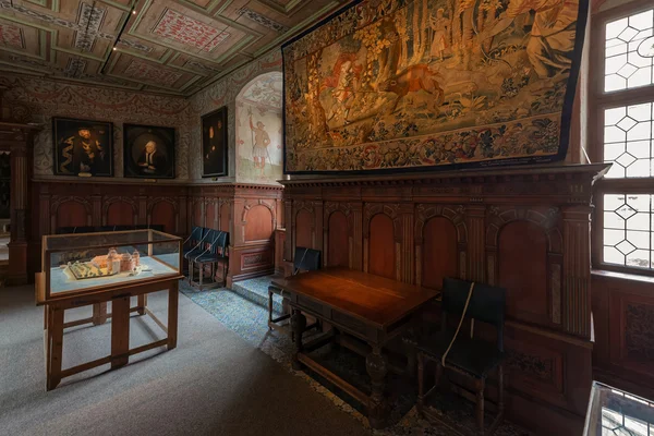 All'interno del castello di Gripsholm nell'idilliaca cittadina di Mar — Foto Stock