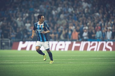 Soo Yong Yoon at the soccer game the between rivals Djurgarden a