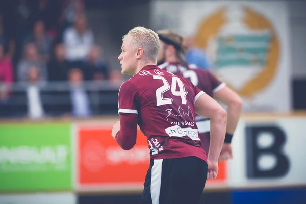 Hampus Jildenback loopt bij het handbal spel tussen Hammarby — Stockfoto