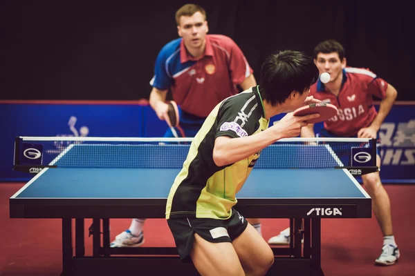 Table tennis tournament SOC at the arena Eriksdalshallen — Stock Photo, Image