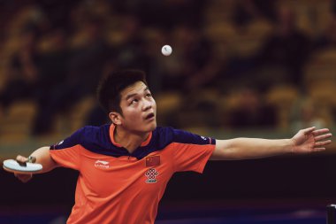 Maç Çin 'den Liang Jingkun ve Fan Zhendong arasında.